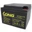 Long WP26-12N-M Ólomakku 12 V 26 Ah Ólom-vlies (AGM) (Sz x Ma x Mé) 166 x 125 x 175 mm M5 csavaros csatlakozó Kis önkisülés, Karbantartásmentes