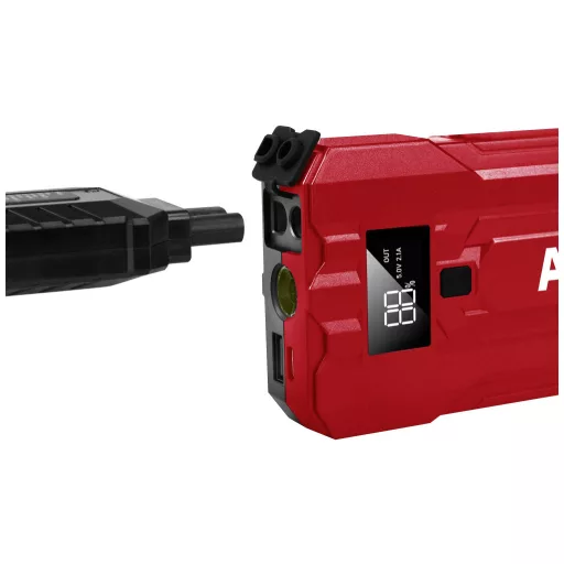 APA Gyorsindító rendszer Powerpack 10 Ah 4S LiPo 16443 Indulási segédáram=400 A 1 db 12 V-os kimenet, SOS jelzőfény, Póluscssere elleni- és elektronika