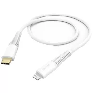   Hama USB töltőkábel USB 2.0 Apple Lightning dugó, USB-C® dugó 1.50 m Fehér 00201603