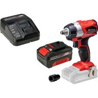   Einhell 1668363+1692591 Akkus ütvecsavarozó 215 Nm Vele szállított akkuk száma 1 akkuval, Töltővel