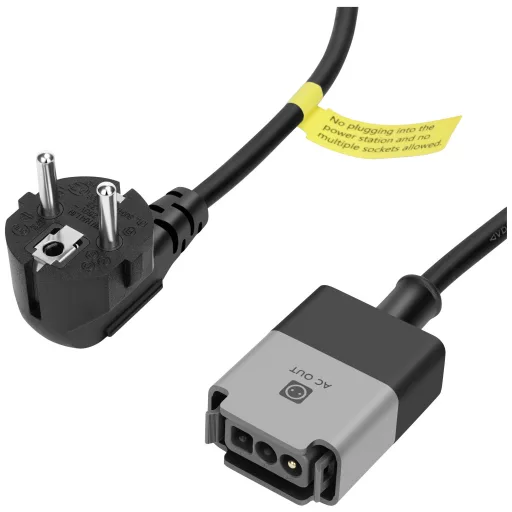 ECOFLOW Kabel Fekete