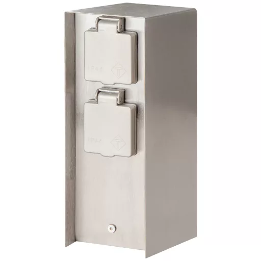 BOLD 10425 Kerti elosztó 3 részes Nemesacél Vezeték nélkül, Kapcsolóval, Időzítővel, Alkalmazással vezérelhető, Programozható