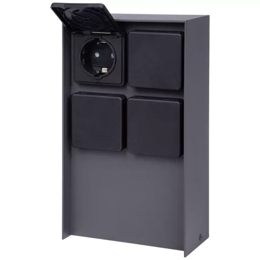 BOLD 11030 Kerti elosztó 4 részes Antracit Vezeték nélkül