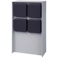   BOLD 11098 Kerti elosztó 4 részes Világosszürke Vezeték nélkül