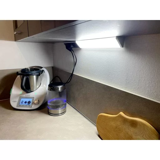 BOLD Dante LED-es polc alá szerelhető lámpa LED Fixen beépített LED-es 18 W Semleges fehér Ezüst