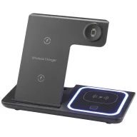   Renkforce indukciós akkutöltő RF-QiWC3in1-01 RF-5780662 Kimenetek Mágneszár Fekete