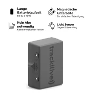   Trackilive EverFind GPS adatgyűjtő Járműkövetés, Multifunkciós követés Fekete 1 db
