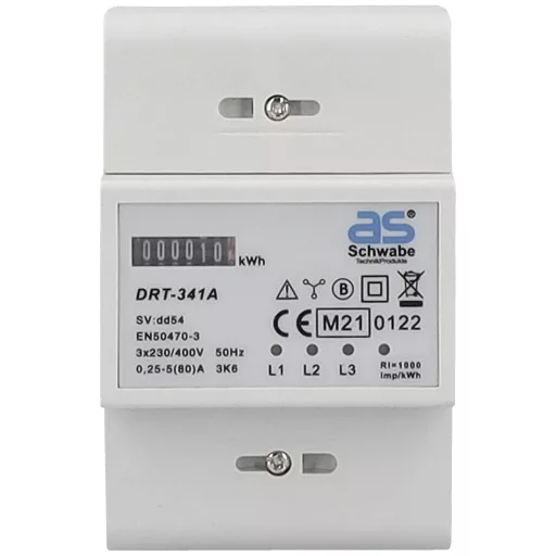 AS Schwabe Váltóáram fogyasztásmérő mechanikus MID konform: Igen 1 db
