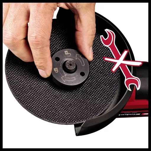 Einhell Professional TP-AG 18/125 CE Q Li - Solo Power X-Change Professional 4431155 Akkus sarokcsiszoló 125 mm akku nélkül, töltő nélkül, gyorsszorító anyával