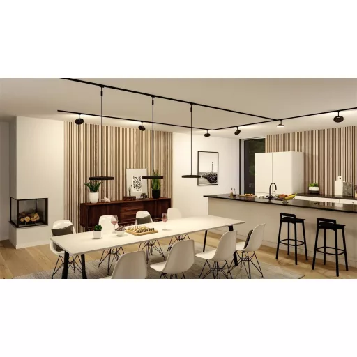 Paulmann Hildor LED-es sín fényszóró URail 15 W LED Fekete (matt)