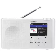   Reflexion TRA23i/WH Asztali internetrádió Internet, DAB+, DAB, URH Bluetooth®, Internetrádió, DAB+, URH Újratölthető Fehér