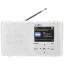 Reflexion TRA23DAB/WH Asztali rádió DAB+, DAB, URH DAB+, URH Újratölthető Fehér