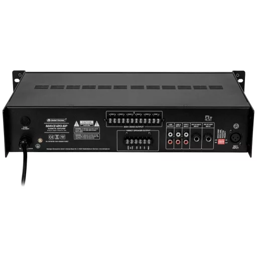 Omnitronic MAVZ-120.6P ELA erősítő 120 W 6 zóna