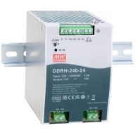   DC/DC konv. 240W DIN sín 250-1500V 24V MEAN WELL DDRH-240-24 1 db