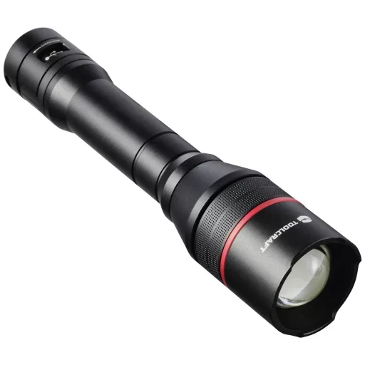 TOOLCRAFT Kézilámpa Akkuról üzemeltetett Állítható, USB csatlakozóval, Stroboszkóp üzemmóddal 3500 lm 7 óra 397 g