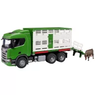   bruder Scania Super 560R állatszállító szarvasmarhákkal Kész modell Haszonjármű modell
