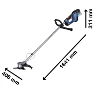   Bosch Professional GFR 18V-23 (solo, C) Akku Bozótvágó Akku nélkül, töltő nélkül 18 V Vágási szélesség (max.): 33 mm