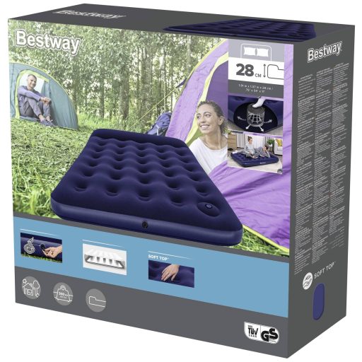 Bestway 67225 Felfújható ágy (H x Sz x Ma) 191 x 137 x 28 cm Királykék