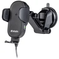   Verbatim indukciós akkutöltő FWC-01 Qi Fast Wireless Car Charger 49552 Kimenetek Mágneszár Fekete