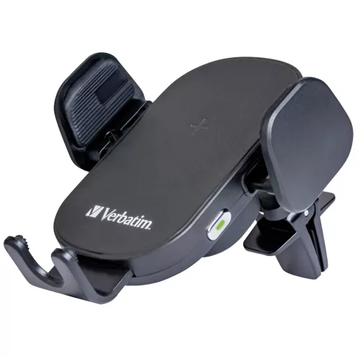 Verbatim indukciós akkutöltő FWC-01 Qi Fast Wireless Car Charger 49552 Kimenetek Mágneszár Fekete