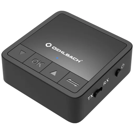 Oehlbach BTR Innovation 5.2 Bluetooth zene adó/vevő Bluetooth verzió: 5.2 Beépített akku