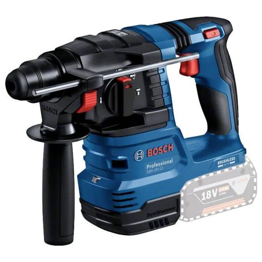 Bosch Professional GBH 18V-22 SDS-Plus-Akkus fúrókalapács 18 V Lítiumion akku nélkül, töltő nélkül, Hordtáskával