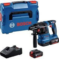   Bosch Professional GBH 18V-22 SDS-Plus-Akkus fúrókalapács 18 V 4 Ah Lítiumion 2. akkuval, Töltővel, Hordtáskával