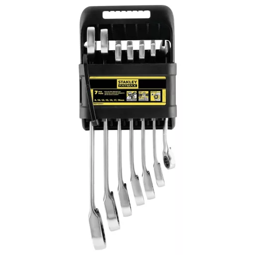 STANLEY FMMT82848-0 Racsnis csavarkulcs készlet Kulcsszélesség (metrikus) 8 - 19 mm