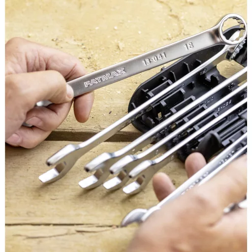 STANLEY FMMT82848-0 Racsnis csavarkulcs készlet Kulcsszélesség (metrikus) 8 - 19 mm