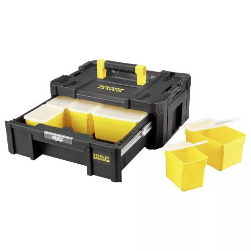 STANLEY FMST1-71968 Mobile Werkstatt FATMAX TSTAK außen 440x332x176mm Szerszámos doboz