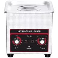   Ultrahangos tisztító fűtéssel és tisztítókosárral 160 W 1,3 l, TOOLCRAFT USC-130