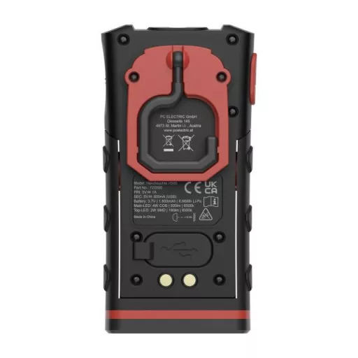 PC Electric LED Kézilámpa PCE H500/1.800mAh USB-C 500 lm 720500