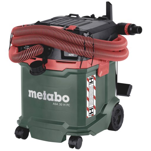 Metabo ASA 30 H PC 602088000 Nedves-/száraz porszívó 1 részes készlet 1200 W 30 l H minősítésű porszívó osztály, antisztatikus