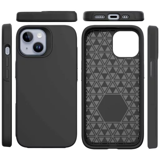 JT Berlin Pankow Safe Hátlap Apple iPhone 15 Fekete 11024