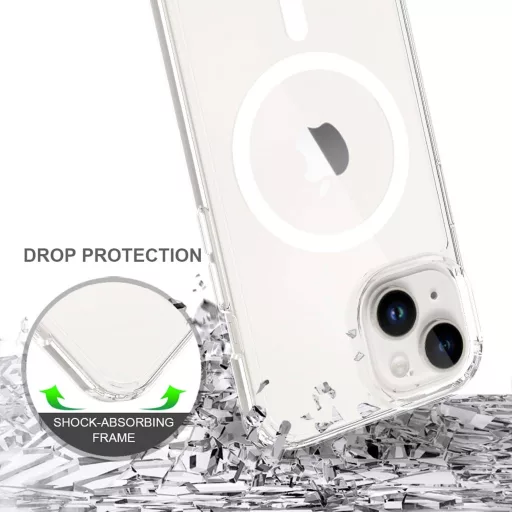 JT Berlin Pankow Clear MagSafe Hátlap Apple iPhone 15 Átlátszó MagSafe kompatibilis 11032