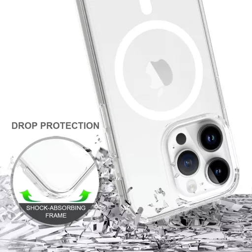 JT Berlin Pankow Clear MagSafe Hátlap Apple iPhone 15 Pro Max Átlátszó MagSafe kompatibilis 11035