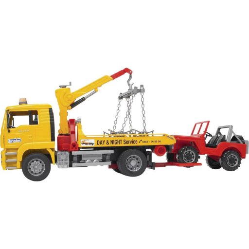 bruder MAN TGA vontató terepjáróval Kész modell Haszonjármű modell