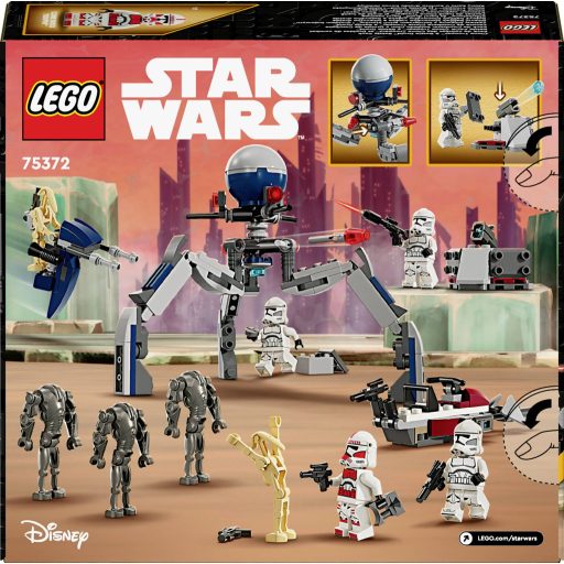 LEGO® STAR WARS™ 75372 Clone Trooper™ és Battle Droid™ Battle Pack