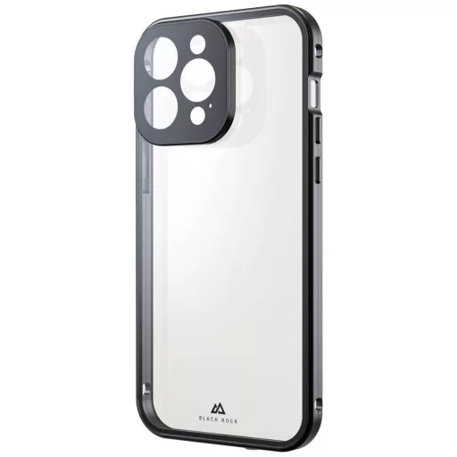 Black Rock 360° Glass Cover Apple iPhone 15 Pro Max Fekete Induktív töltés, Ütésálló 1330TGC02