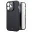 Black Rock 360° Glass Cover Apple iPhone 15 Pro Karbon Induktív töltés, Ütésálló 1310TGCB02