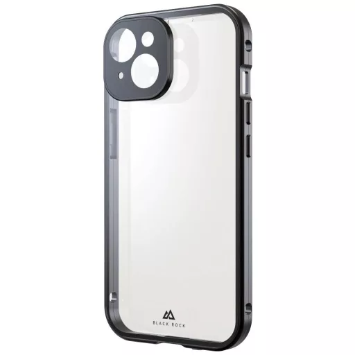 Black Rock 360° Glass Cover Apple iPhone 15 Fekete Induktív töltés, Ütésálló 1300TGC02
