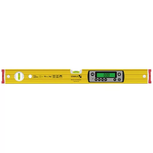 Stabila TECH 196M DL 19823 Digitális vízmérték Mágnessel, csúszásgátlóval, táskával 61 cm 0.5 mm/m