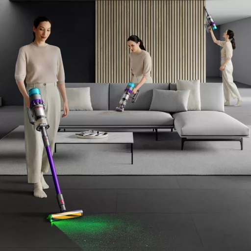 dyson Gen5detect Absolute Purple 446989-01 Akkus Zyklon porszívó 36 V 230 V