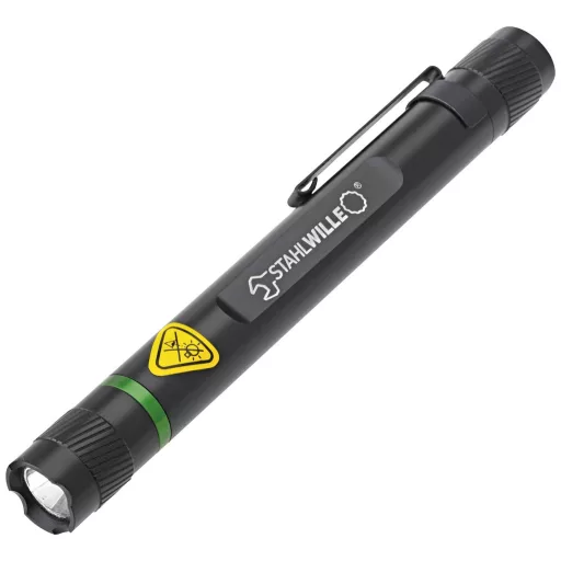Stahlwille 77490014 13132 Kézilámpa Elemekről üzemeltetett 138 mm Fekete