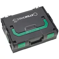   Stahlwille 97830702 STW L-BoXX Elektrikset Szerszámos láda tartalommal ABS műanyag Fekete, Zöld