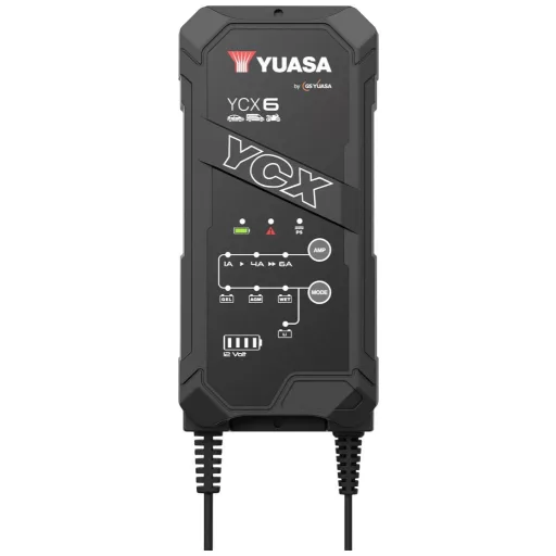 Yuasa Ólomakku töltő YCX6 12 V Töltőáram (max.) 6 A