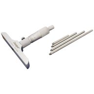   Dasqua 4611-8120 Mélységmikrométer cserélhető rúddal 100 mm (max) Leolvasás: 0.01 mm