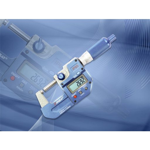 Dasqua 4410-1105-A Új, továbbfejlesztett digitális külső mikrométer IP65 dupla IP67 chippel