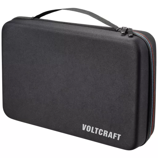 VOLTCRAFT BB-146-1 Akkutároló bőrönd Cellaszám: 146 Mikro (AAA), Ceruza (AA), baby (C típus), Góliát (D), 9 V-os (H x Sz x Ma) 410 x 270 x 90 mm