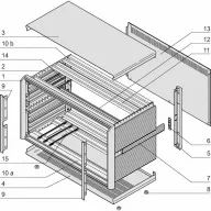   nVent SCHROFF 24576107 19 collos telepítő ház Többszínű 1 db